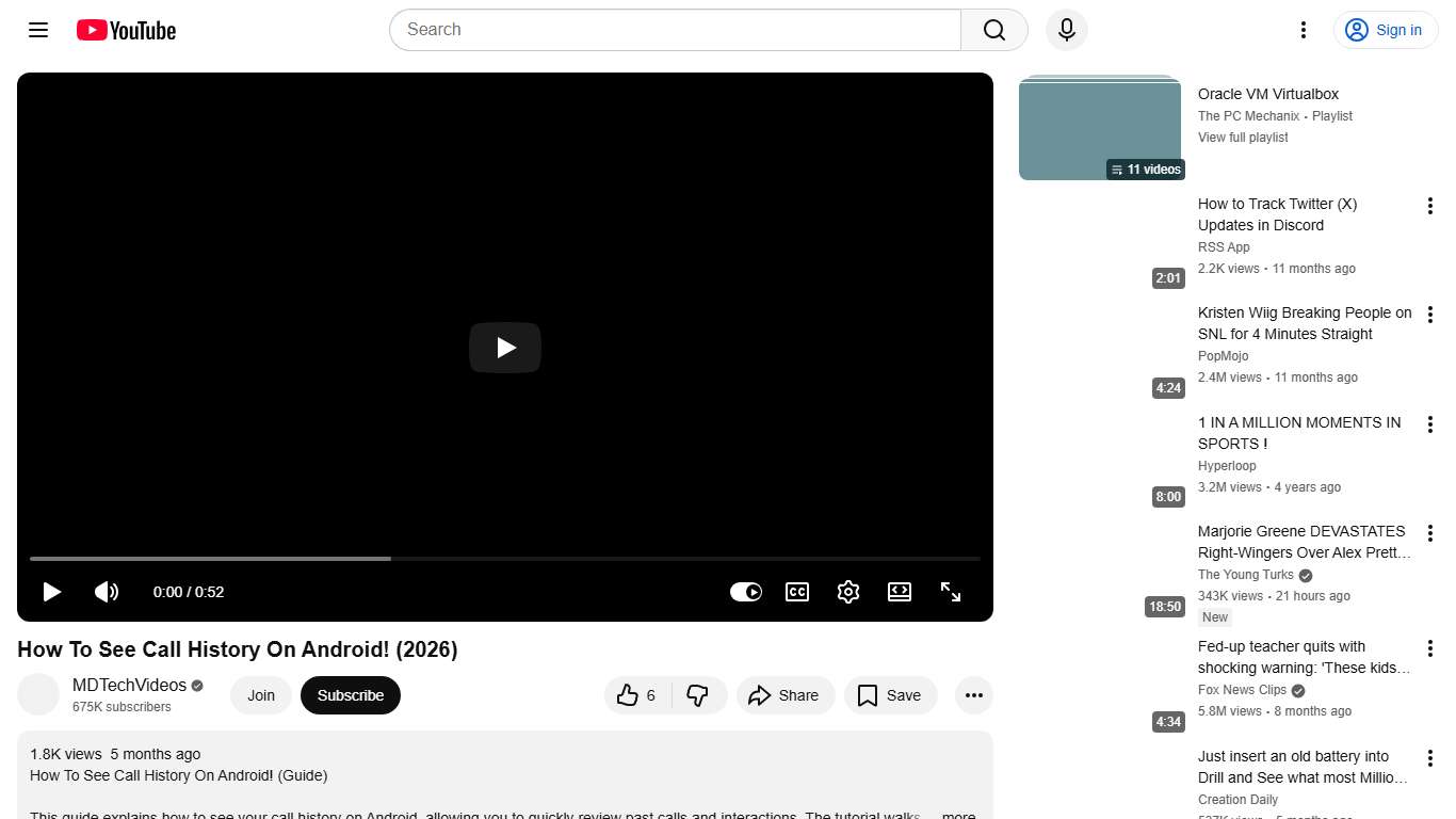 How To See Call History On Android! (2026) - YouTube
